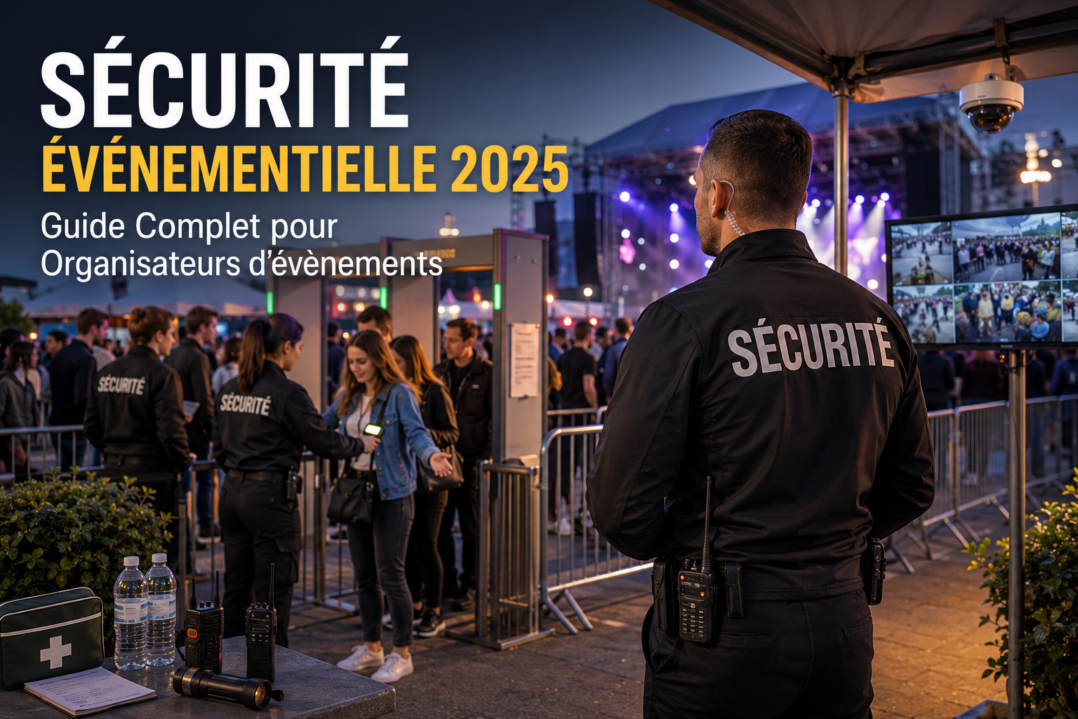 Sécurité Événementielle 2025 : Guide Complet pour Organisateurs d'évènements